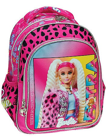 Sac à dos maternelle en tissu synthétique imprimé Barbie