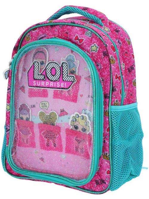 Sac à dos maternelle fenêtre pailletée PVC LOL Surprise - Kiabi