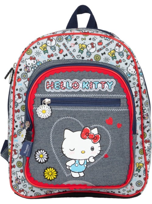 Sac à dos maternelle fille HELLO KITTY Kiss Kiss - Kiabi Sac à dos maternelle fille HELLO KITTY Kiss Kiss - Kiabi