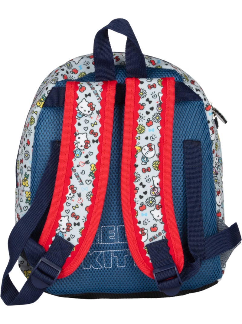 Sac à dos maternelle fille HELLO KITTY Kiss Kiss Gris/Bleu/Rouge/Blanc - Kiabi