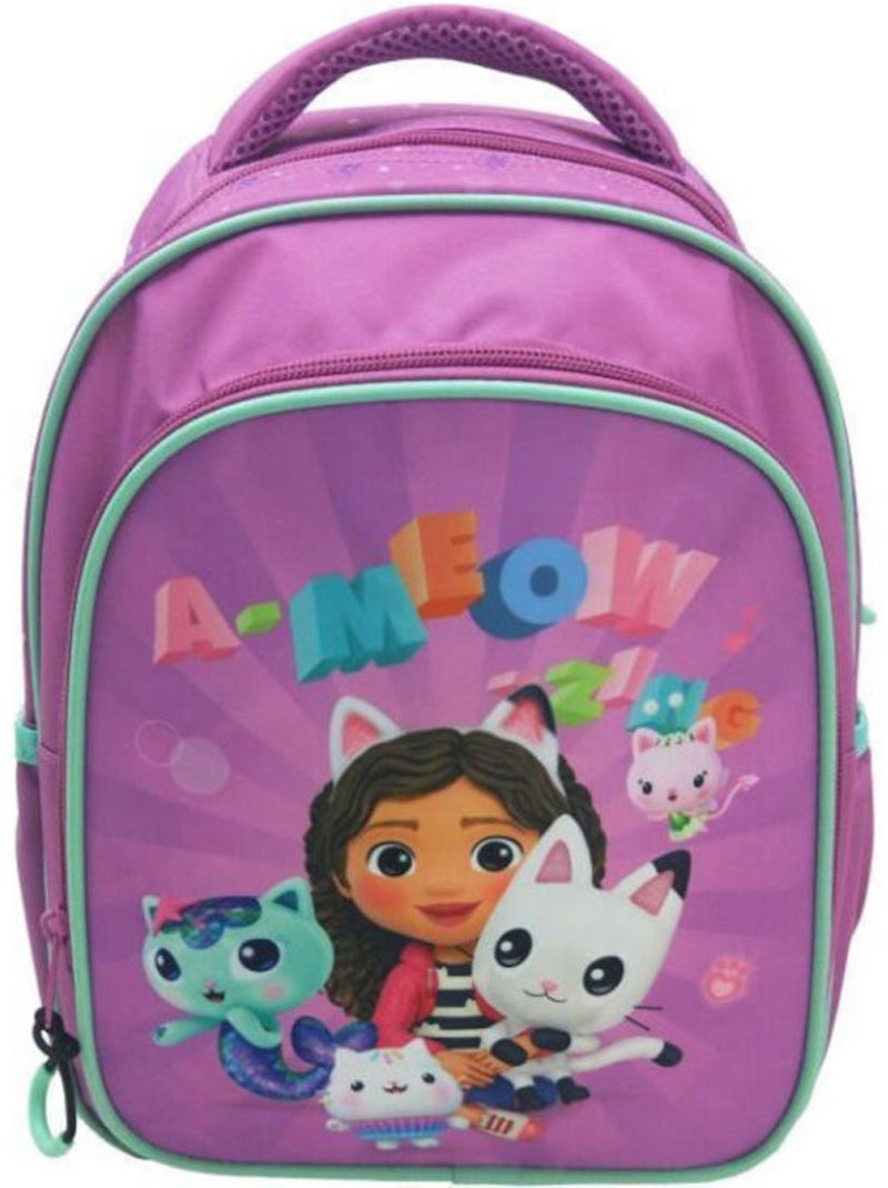 Sac à Dos Maternelle Gabby et la maison magique Meow 30 CM Violet - Kiabi