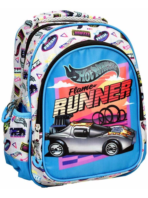 Sac à dos maternelle Hot Wheels en polyester imprimé Flame Runner - Kiabi