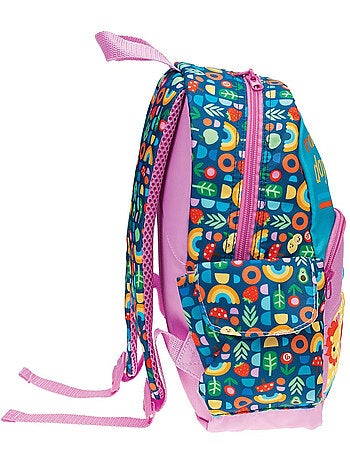 Sac à dos maternelle imprimé arc-en-ciel en tissu synthétique Fisher-Price