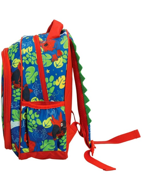 Sac à dos maternelle imprimé Dino-Webs en tissu Spiderman - Kiabi