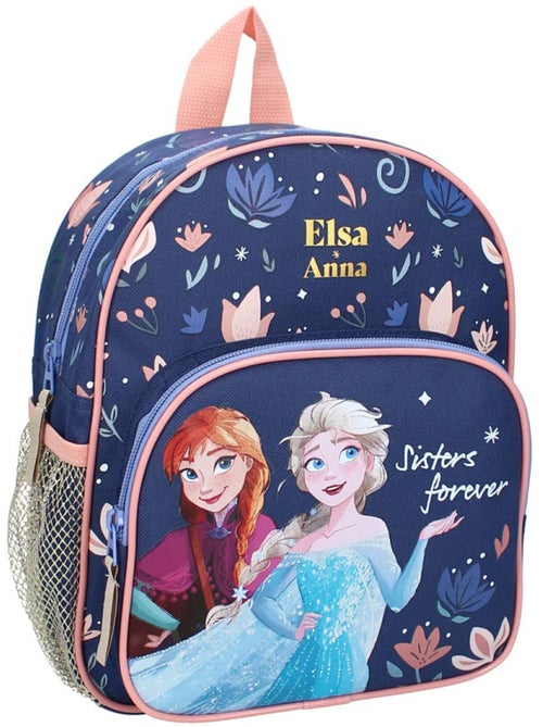 Sac à dos maternelle imprimé Elsa et Anna La reine des neiges - Kiabi