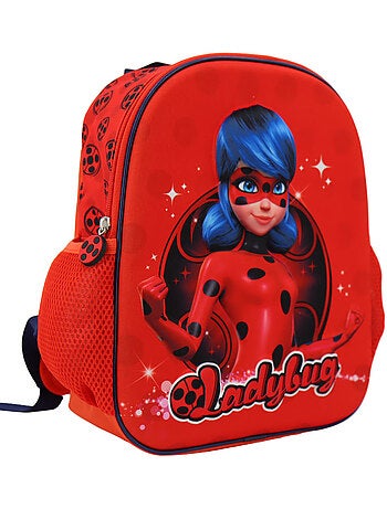 Sac à dos maternelle imprimé Miraculous Ladybug en tissu synthétique mybagstory
