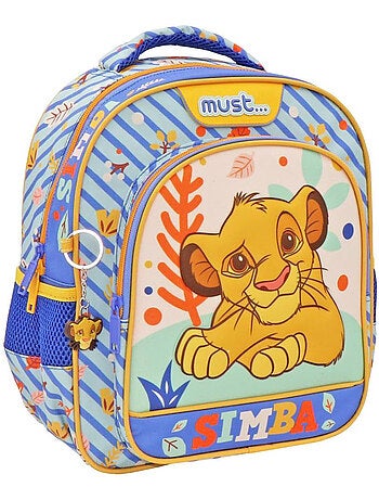 Sac à dos maternelle imprimé Simba tissu doux Disney
