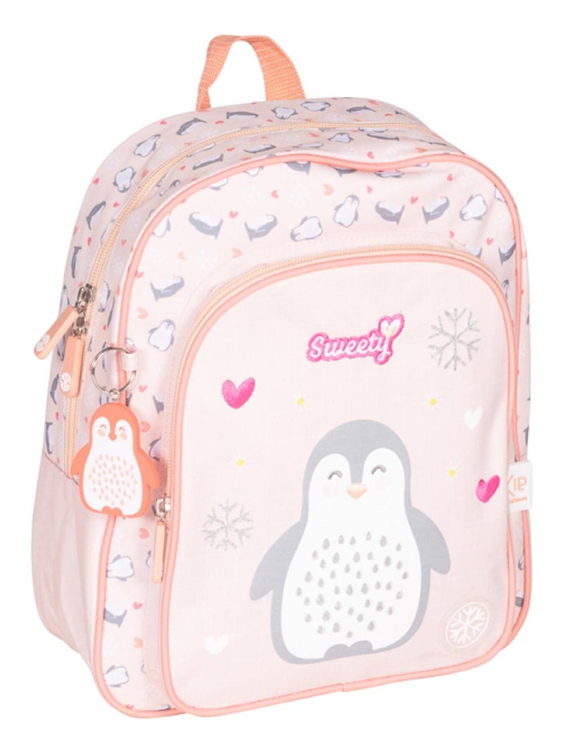 Sac à dos maternelle KIP SWEETY Pingouin rose Rose - Kiabi