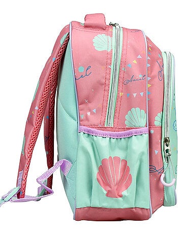 Sac à dos maternelle licence Disney Princess Ariel GIM en tissu synthétique