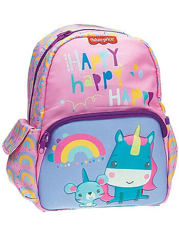 Sac à dos maternelle licorne imprimé Fisher-Price 30 cm