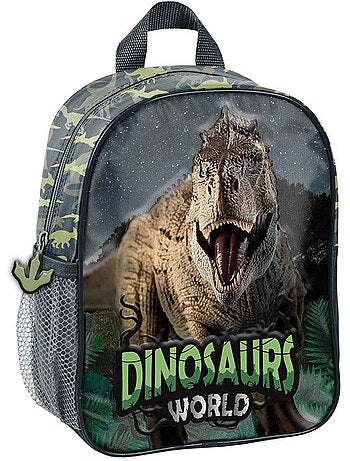 Sac à dos maternelle motif dinosaure tissu synthétique La boutique des toons