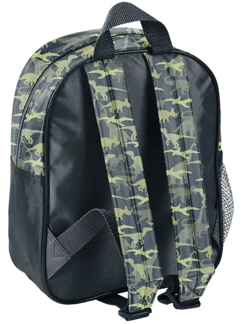 Sac à dos maternelle motif dinosaure tissu synthétique La boutique des toons Noir Vert - Kiabi