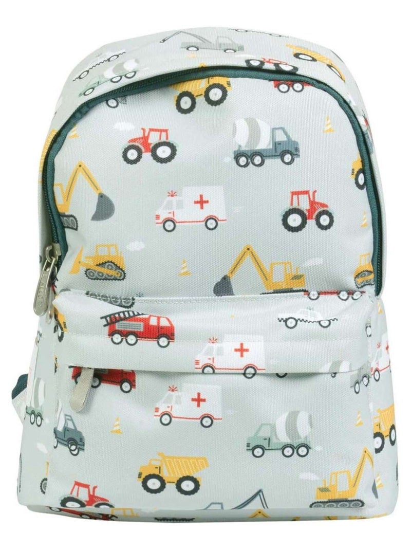 Sac à dos maternelle motifs ludiques A Little Lovely Company Gris - Kiabi