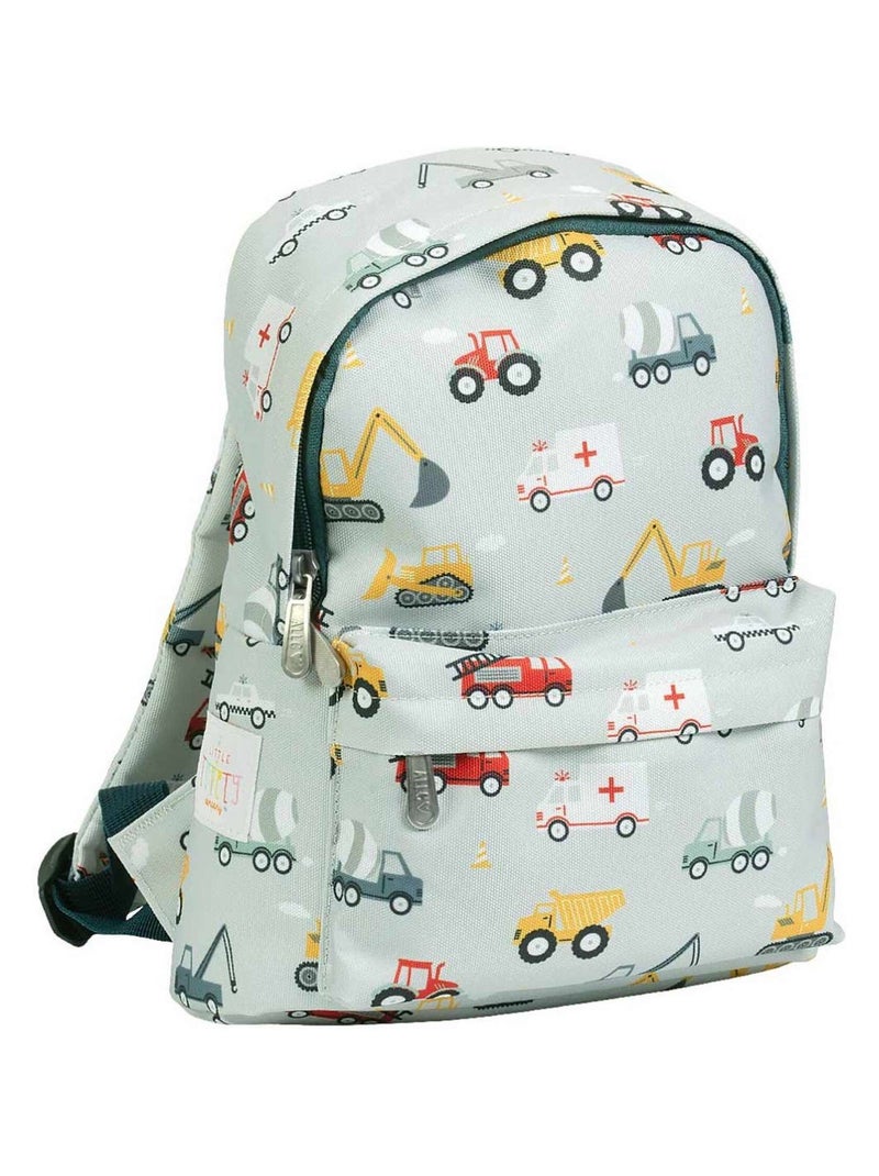 Sac à dos maternelle motifs ludiques A Little Lovely Company Gris - Kiabi