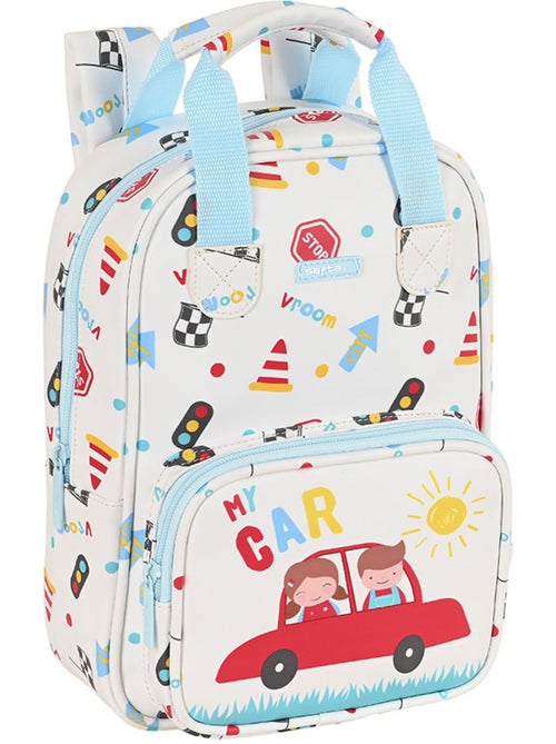 Sac à Dos Maternelle My Car imprimé voitures Qualité Premium 28 CM - Kiabi