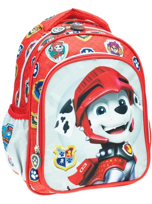Sac à dos maternelle Pat patrouille imprimé Marshall en tissu synthétique - Kiabi