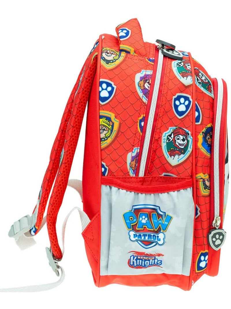 Sac à dos maternelle Pat patrouille imprimé Marshall en tissu synthétique Blanc Rouge Bleu - Kiabi