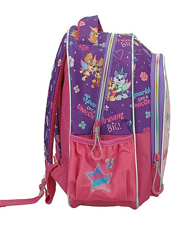 Sac à dos maternelle Pat Patrouille Skye motif licorne polyester