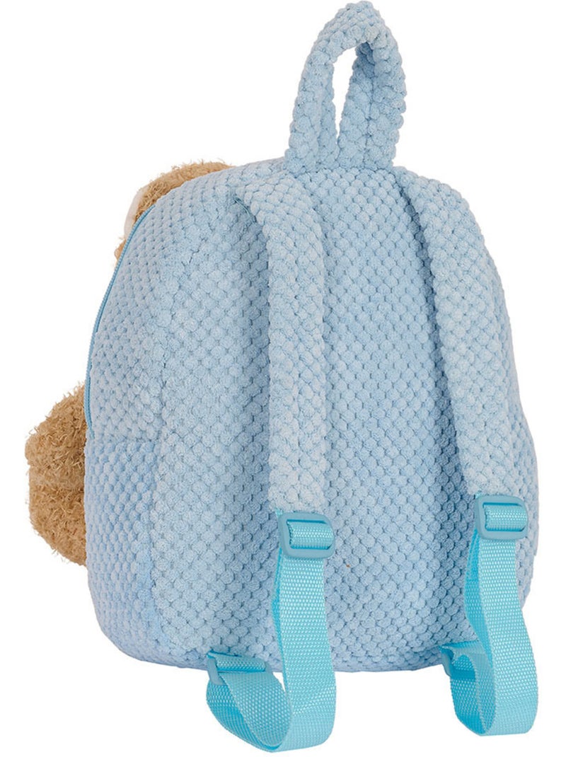Sac à dos maternelle peluche avec ourson amovible SAFTA Bleu - Kiabi