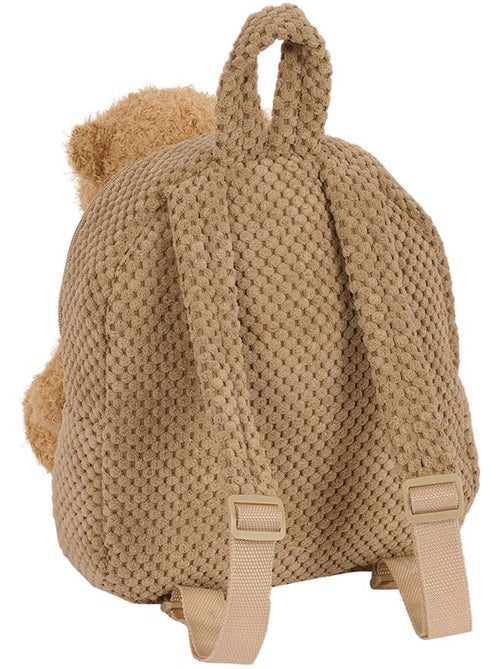 Sac à dos maternelle peluche avec ourson amovible SAFTA - Kiabi