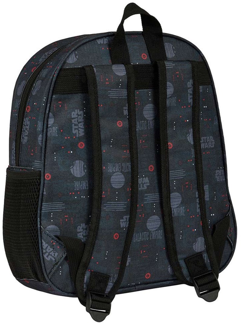 Sac à Dos Maternelle personnage Dark Vador Star Wars 33 CM Noir Rouge - Kiabi