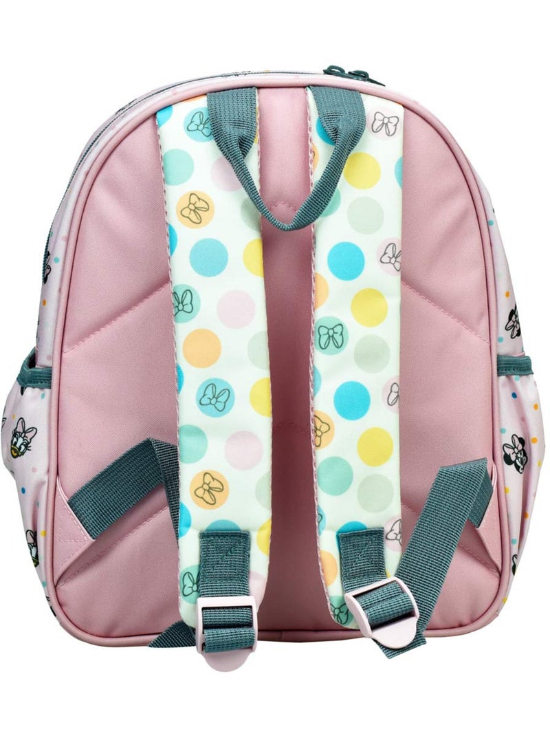 Sac à dos maternelle polyester à pois Minnie Daisy Friends Rose - Kiabi
