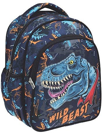 Sac à dos maternelle polyester imprimé dinosaure BACK ME UP