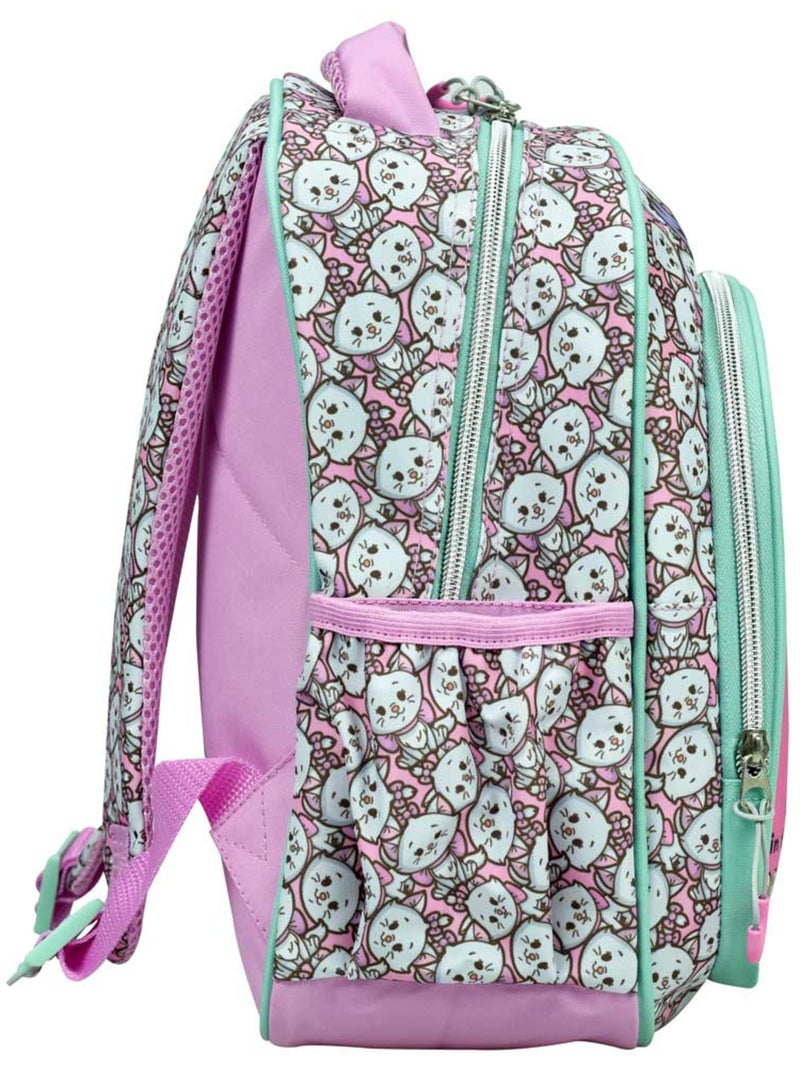 Sac à dos maternelle polyester imprimé Marie Disney Blanc Violet clair Bleu - Kiabi