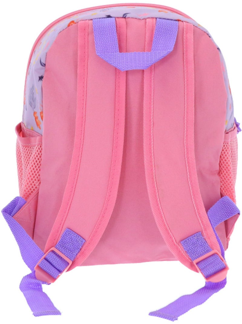 Sac à Dos Maternelle résistant Reine des Neiges II personnages Elsa et Anna 32 CM Blanc Violet clair - Kiabi