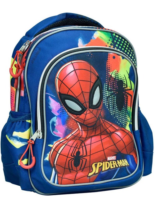 Sac à dos maternelle Spider-Man en tissu rembourré GIM - Kiabi