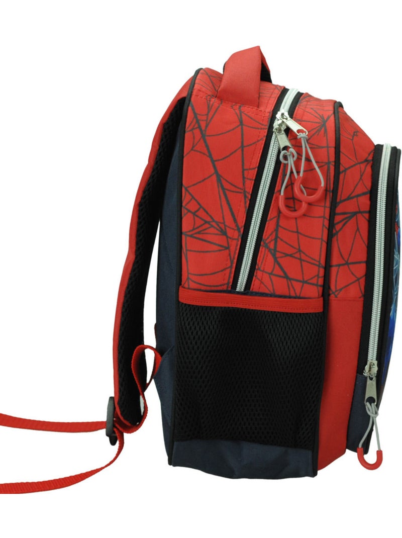 Sac à dos maternelle Spider-Man imprimé GIM en tissu résistant Rouge/Bleu/Jaune - Kiabi
