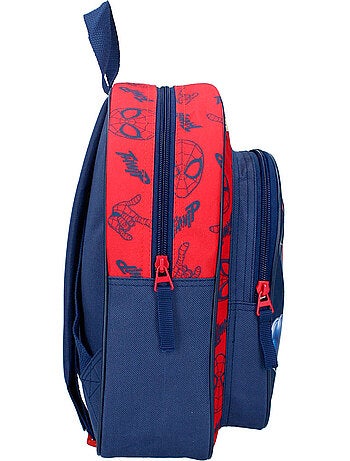Sac à dos maternelle Spider-Man Web Warriors 2 compartiments zippés 30 cm Spiderman