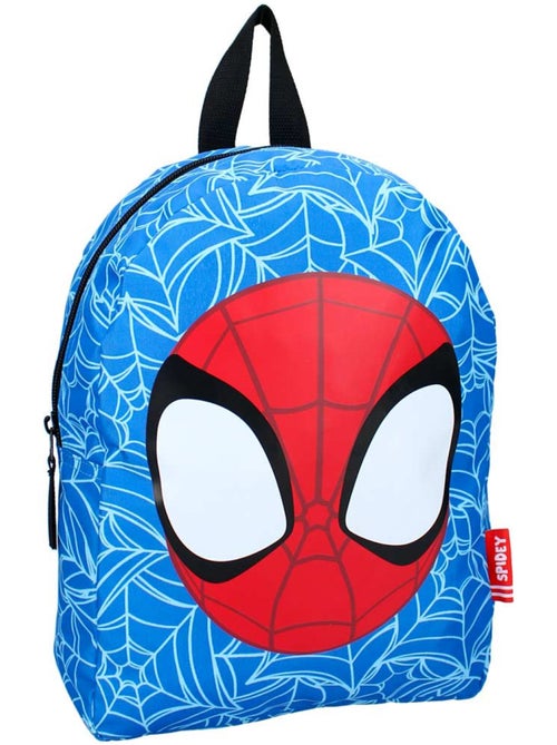 Sac à dos maternelle Spiderman visage stylisé en tissu synthétique - Kiabi