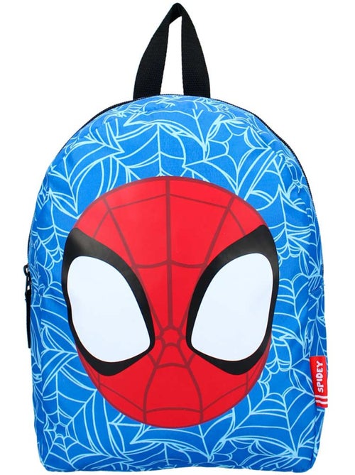 Sac à dos maternelle Spiderman visage stylisé en tissu synthétique - Kiabi