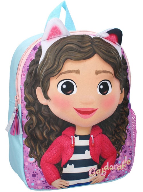 Sac à dos maternelle tissu synthétique Gabby et la maison magique - Kiabi