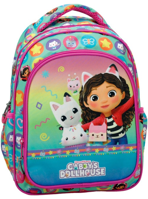 Sac à dos maternelle tissu synthétique Gabby et la maison magique - Kiabi