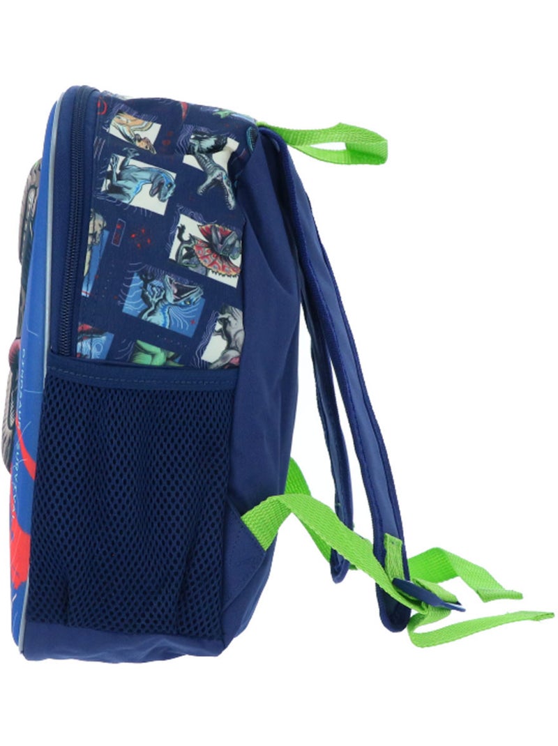Sac à dos maternelle T‑Rex 3D en matériaux résistants La boutique des toons Bleu marine/Orange fluo - Kiabi