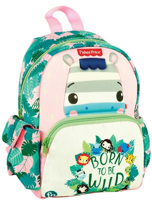 Sac à dos maternelle zèbre en tissu doux Fisher-Price - Kiabi