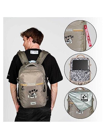 Sac à dos Mercury Cabin - Disney Mickey Mouse Face - Multicolore - Taille Unique