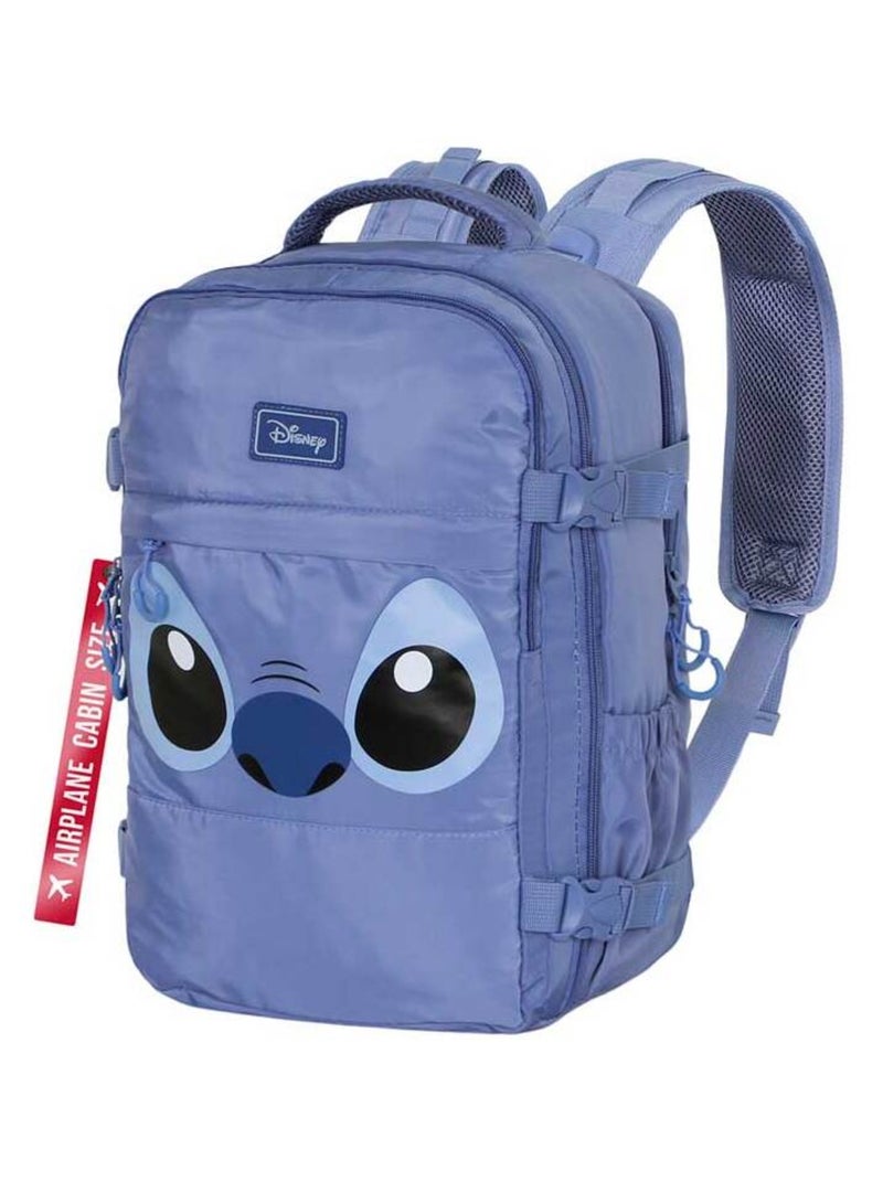 Sac à dos Mercury Cabin Voyage Avion - Disney Lilo et Stitch Face - Bleu - 40x20x25cm Bleu - Kiabi