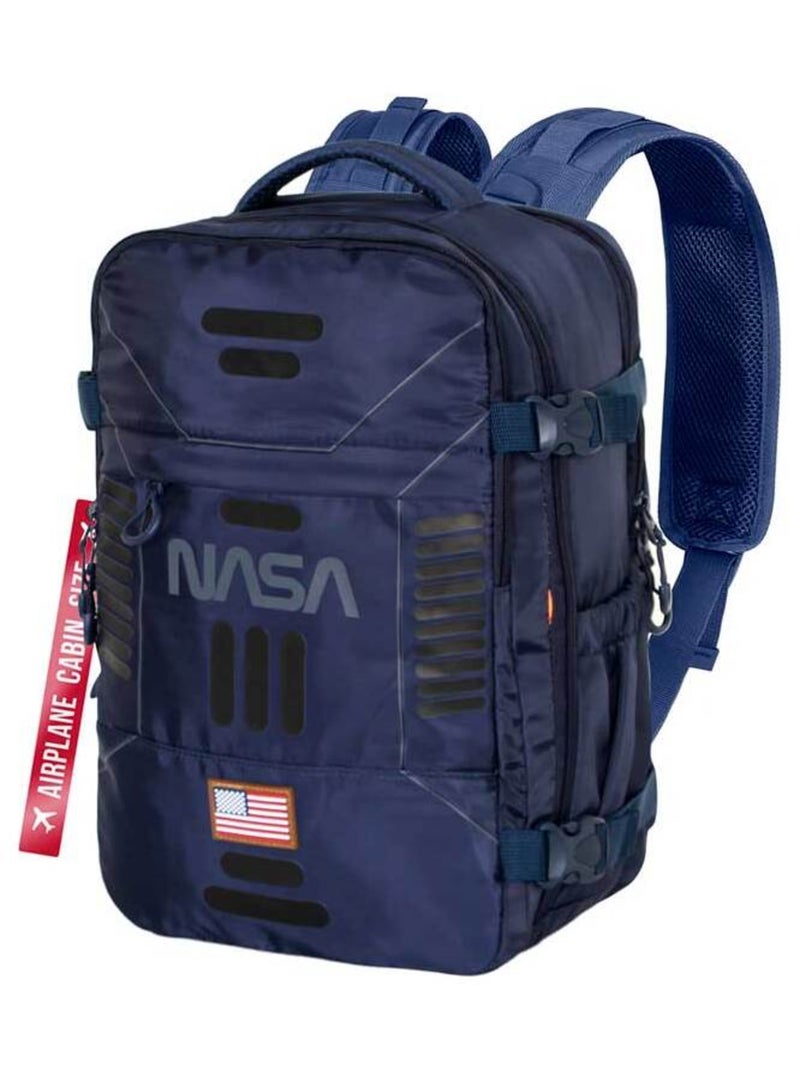 Sac à dos Mercury Cabin Voyage Avion - NASA Spaceship - Bleu Foncé- 40x20x25 cm Bleu foncé - Kiabi