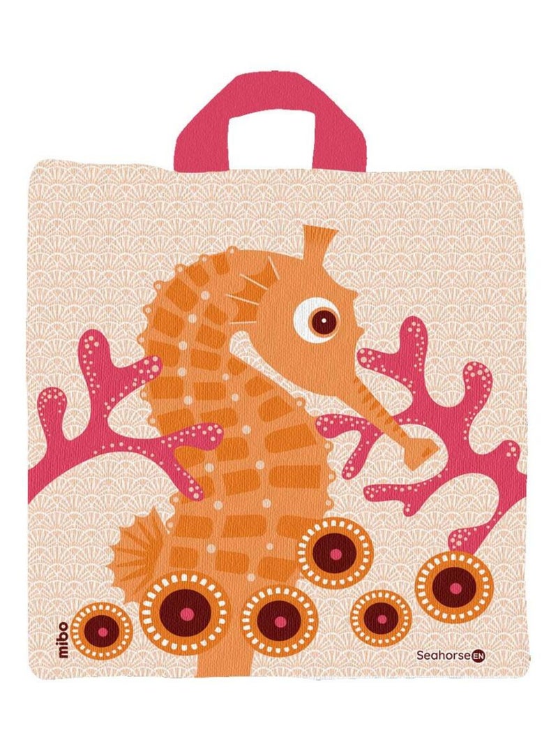 Sac à dos Mibo l'Hippocampe Orange - Kiabi