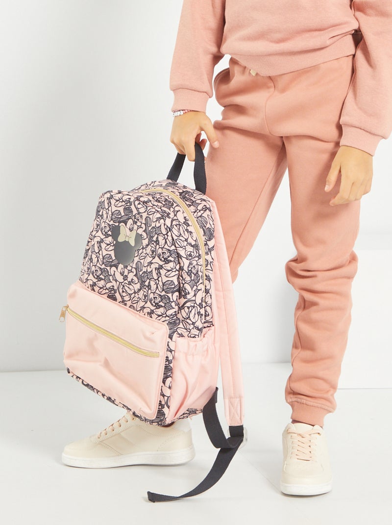 Sac à dos 'Mickey et Minnie' 'Disney' rose - Kiabi