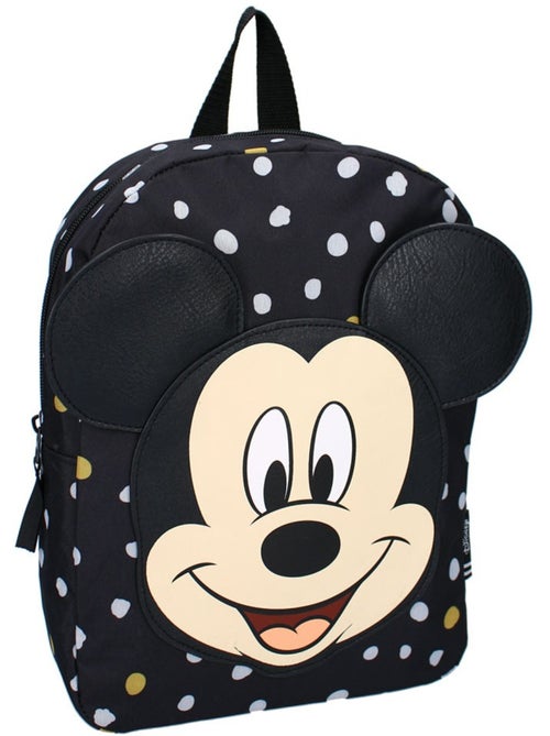 Sac à dos Mickey Mouse avec appliqué PU et motif pois - Kiabi