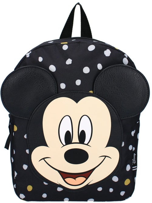 Sac à dos Mickey Mouse avec appliqué PU et motif pois - Kiabi