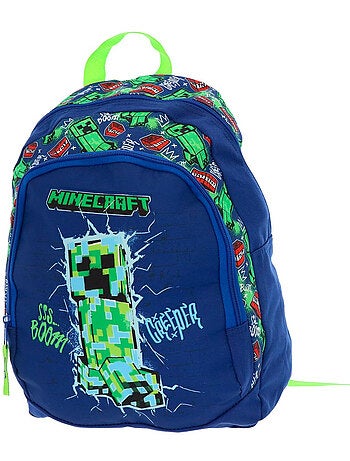 Sac à dos Minecraft Creeper 38 cm Spiderman avec anses vert fluo