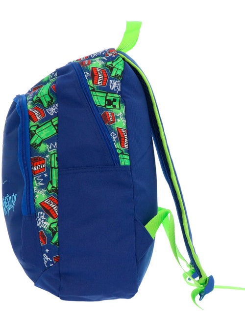 Sac à dos Minecraft Creeper 38 cm Spiderman avec anses vert fluo - Kiabi Sac à dos Minecraft Creeper 38 cm Spiderman avec anses vert fluo - Kiabi