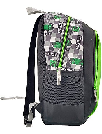 Sac à dos Minecraft motif pixelisé polyester Premium