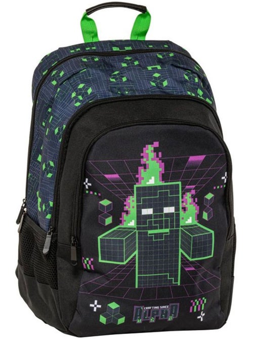 Sac à dos Minecraft zombie 42 cm – 2 compartiments zippés – MINECRAFT - Kiabi Sac à dos Minecraft zombie 42 cm – 2 compartiments zippés – MINECRAFT - Kiabi