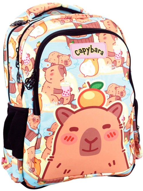 Sac à dos mini CMP capybara 43 cm motif animaux à poches zippées - Kiabi Sac à dos mini CMP capybara 43 cm motif animaux à poches zippées - Kiabi